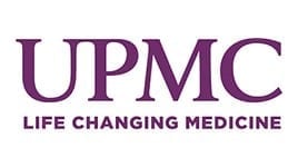 UPMC logo in purple text with the slogan “LIFE CHANGING MEDICINE” written underneath, representing services like depression treatment in Nashville TN.