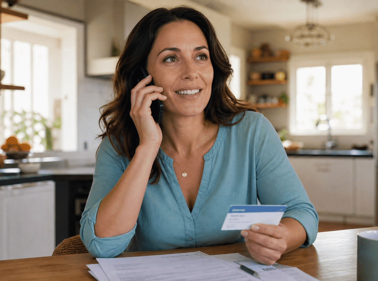Woman calling to verify insurance coverage for kratom addiction treatment in Brentwood Tennessee